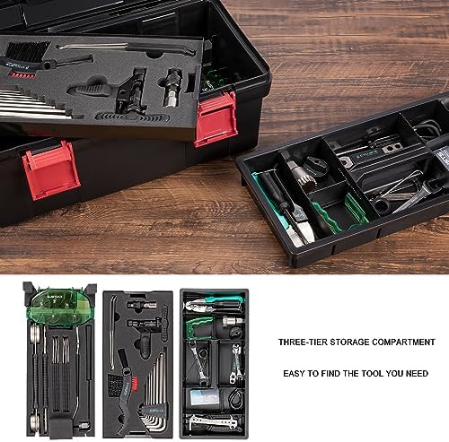 Caja de Herramientas de Bicicleta de 35 Piezas